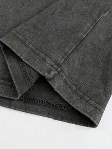 230g Washed And Used T-Shirt, Front Tito's Handmade Vodka Logo, Back With "AUSTIN TEXAS Tito's HANDMADE Vodka" Circular Text And Brand Logo, Tito's Vodka Theme IWRF - 黑色 - 查看 5