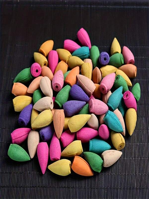 Natural Waterfall Backflow Incense Cones, Home Use Backflow Incense Cones, Negative Energy Purification And Home Or Office Purification, Backflow Tower Incense Burner Holder Incense Cones