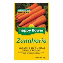 Pack de 6 Semillas de Zanahoria Happy Flower – Germinación Garantizada (1 g c/u) - Amarillo - Ver 2