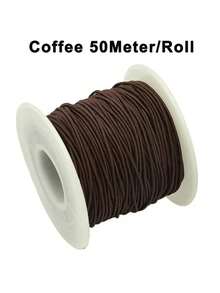50Meters Elastic Cord For Bracelets, 1 Mm Bracelet String, Stretch Elastic String For Jewelry Making, Necklaces And Beading - Multicolor - View 14