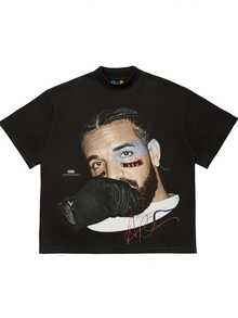 Men T-Shirts - 黑色 - 查看 1