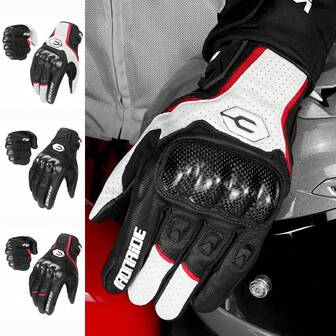 Motorcycle Gloves PU Leather Gloves Winter Riding Protection Moto Motorbike Gloves Breathable Wear-Resisting Motocross Gloves Bike Touch Screen Off-Road Motorcycle Racing Gloves Motorcycle Accessories Riding Essentials For Women Men Rider Gifts