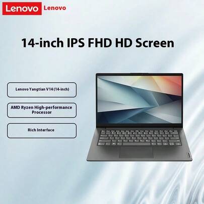  Lenovo ThinkBook 14 2024 New Model, Standard Voltage AI 14-Inch Laptop, Intel Core I5-13420H, 16GB Memory, 512GB SSD, V14 IPS High Color Gamut Display, Low Blue Light Eye Care Certification, Powerful, Lightweight, Portable For Gaming, Business, Office, Design