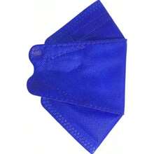 30 Cubrebocas Kf94, mascarilla 4d máxima proteccion con 4 capas, proporciona protección contra el polvo, bacterias y partículas suspendidas en el aire. - Azul Rey - Ver 1