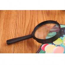 3pcs 5X Magnifying Glass Set, Hand-Held Magnifier Set For Reading - 5X Magnification, High-Definition Lens - Suitable For Elderly Reading, Nature Exploration Hobbyists, Office And Student Portable Reading Aids, No Charging Or Battery Required.