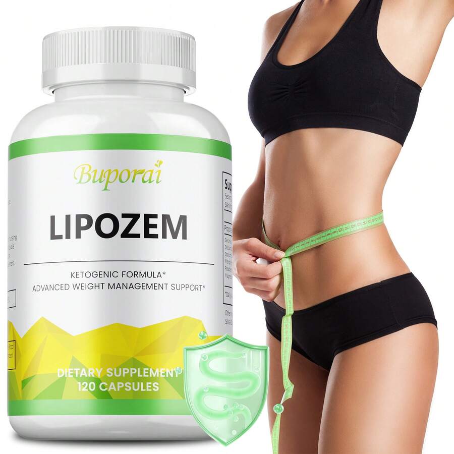 BUPORAI Cápsulas Lipozem: Apoyo avanzado para el control de peso, salud intestinal y quema de grasa - 120 unidades - 120 cápsulas - Ver 1