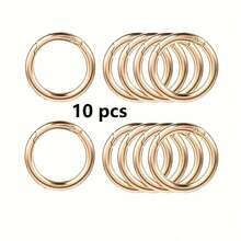 10/20/30/50pcs Colorful Keychain Set With Lobster Clasp Swivel Spring Hook, Decorative For Dog Leash, Handbag, DIY Pendant Craft Accessories