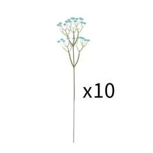 5/10/20 件蓝色满天星塑料人造花束（带茎），迷你假满天星花束，适合花瓶插花，DIY 花艺花束，家居装饰，房间装饰，桌面装饰，客厅装饰，办公室装饰，户外花园装饰，婚礼装饰，派对，生日装饰