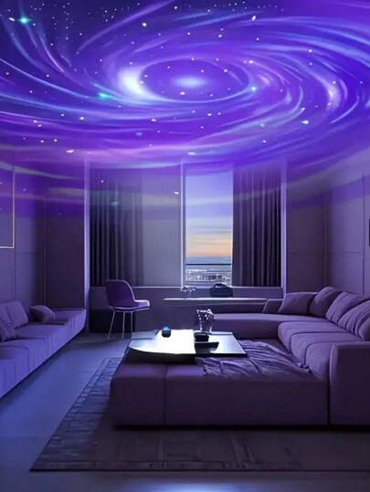 1pc Upgraded Galaxy Star Projector LED Star Light - USB Powered Night Lamp, Rose Nebula Projection Light, Ideal For Bedroom, Holidays, Weddings, Floral, Commemorative Decor, Home Romantic Accent, Best Gift For Friends