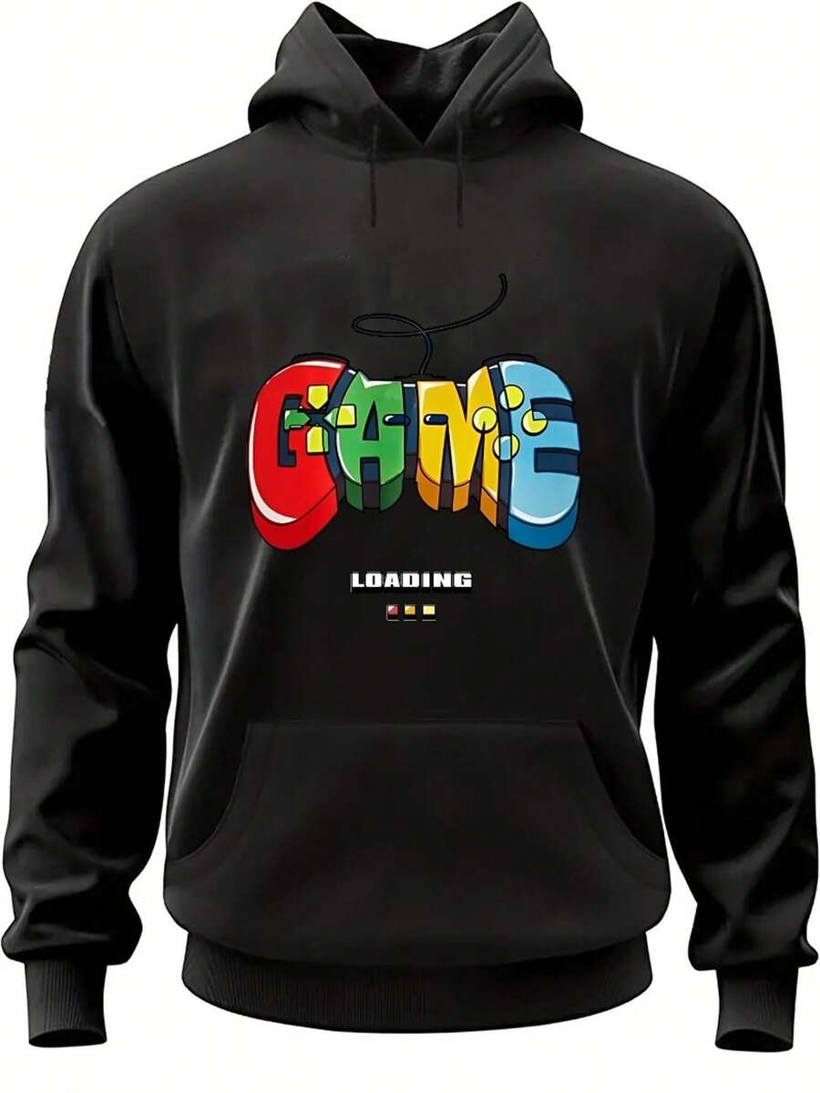 Moletons masculinos - Preto - Ver 1