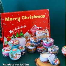 Regalo de Navidad, Juegos de velas perfumadas para familia, amigos, mujeres, madre, novia y esposa, velas de tarro de cera de soja de aromaterapia, velas de aromaterapia sin humo, Año Nuevo, cumpleaños, decoración del hogar, decoración de la habitación