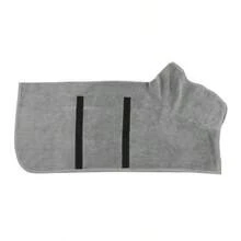 Pet Bathrobe, Microfiber Dog Body Towel, Highly Absorbent Quick Dry Dog Bath Robe Hooded Dog Towel, Soft Dog Bath Robe Towel With Adjustable Collar And Waist