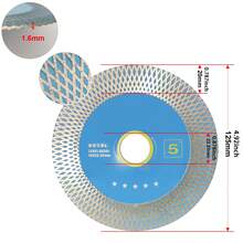 105mm-115mm-125mm Blue Saw Blade, For Marble, Tile