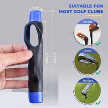 Grip Trainer Swing, Grip Trainer Training Equipment, Grip Trainer Right Hand, Training Aid To Help Train Correct Hand Position - Tay phải màu xanh - Xem 3