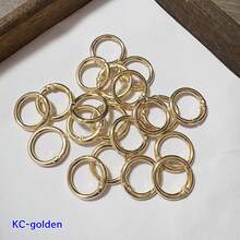 20 件银色金属弹簧环、开口圆环、按扣，适用于珠宝 DIY 配件