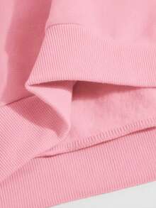 Áo hoodie tay dài dày dặn dáng rộng, thiết kế logo thương hiệu ESPRIT, mẫu mới Thu/Đông 2025, ấm áp và thoải mái, phù hợp mặc hàng ngày vào mùa Thu/Đông, ngày Valentine, đi biển, mùa xuân, thanh lịch, thường ngày, đi nghỉ mát. - Hồng - Xem 7