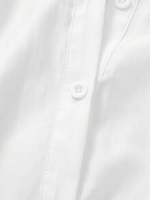 2pcs/Set Elegant Minimalist Business Commute Fashion Long Sleeve Shirt & Mermaid Skirt Outfit With Tie, Office Wear, Autumn/Winter, Tie Included