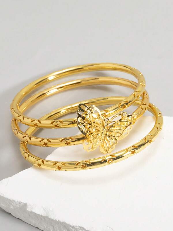 12 قطعة أساور مصنوعة بتصميم محبوك أنيق وعملي على طراز الإلهة