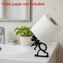 2-Pack Simple Practical Tissue Holder - Cute Modern Ant Shape, Lively Animal Design.This Elegant Toilet Paper Holder Adds Humor And Style To Bathroom Space, Suitable Home Decoration, Office Restroom Or Any Washing Area.Choice Family Bathroom - 2 - Xem 1