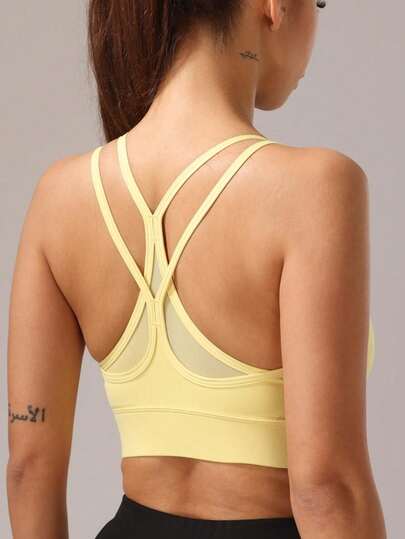 1pc Women Elastic Sports Yoga BH Fitness Outdoor Activities view 4