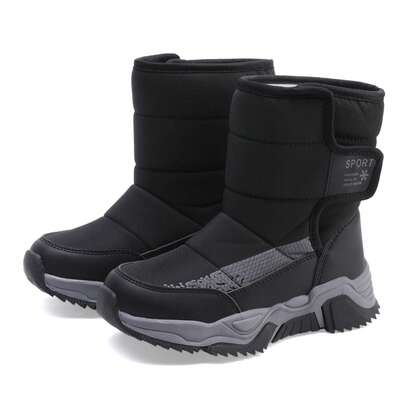 1 Pair Winter Boots, Teenagers Boys & Girls Snow Boots, High-Top Anti-Slip Water-Resistant Warm Lined ShGirlWBoyn & Men Outdoor Winter Boots, Thick Boots For Cold Regions