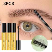 YOUNG VISION 1 pieza/2 piezas/3 piezas Gel de cejas, gel transparente resistente al agua y de larga duración para dar forma a las cejas con cabezal de cepillo grande, esencial de maquillaje diario, apto para Halloween, Navidad y festivales