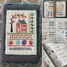 1件/2件成人刺繡初學者針法指南書 - 多種基礎針法、高品質畫布、四季DIY手工藝項目、適合節日與家居裝飾、清晰組織、易讀版面、耐用畫布材質、刺繡書、針法書、DIY針法書、刺繡縫紉書、刺繡書、成人縫紉書、創意迷你縫紉書、愛好者與初學者的理想DIY選擇、便攜旅行用品、適合派對禮物、婚禮禮物、生日禮物、畢業禮物 - 彩色 - 查看 9