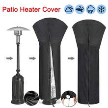 210D Black Waterproof Oxford Umbrella/Fan-Shaped Heater Cover, Suitable For Outdoor Garden Patio Air Source Heat Pump, Dustproof And Rainproof Cover