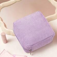1pc Sanitary Pad Storage Bag, Feminine Hygiene Pad Organizer, Cosmetic Makeup Bag, Portable Travel Pouch