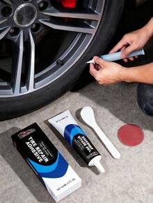 Heavy Duty Tire Repair Rubber, Puncture Patch Glue For Car, Motorcycle, Bicycle Tires