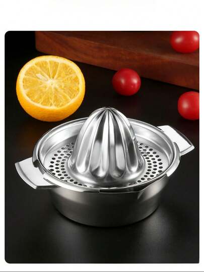 Manual Juicer, Stainless Steel Household Juicer For Lemon, Orange, Press-Style Juice Extractor