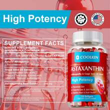 BUPORAI Cápsulas De Astaxantina: Reducen Las Líneas De Expresión, Antienvejecimiento, Tienen Actividad Antioxidante Y Son Beneficiosas Para La Piel Y La Salud Cardiovascular - 120 Unidades - 120 cápsulas - Ver 2