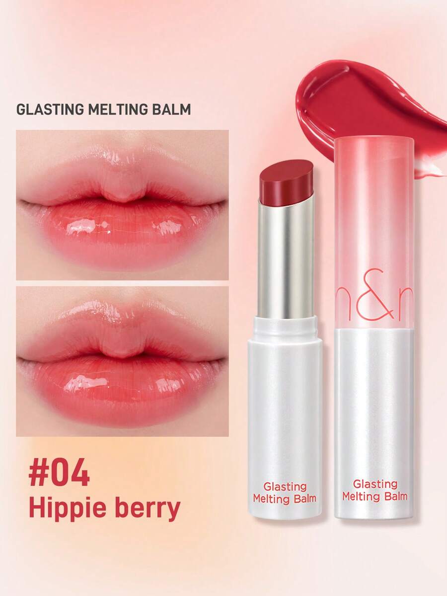 Rom&nd Romand Melting Lip Balm, Moisturizing And Nourishing, Solid Color, 3.5g/0.12oz - 04 Hippie Berry - 查看 1