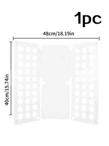 1pc Red Slouchy Clothes Folding Board, Easy Folding Clothes Organizer, Tri-Fold Design Compact Folding Board, Effortless & Quick Clothes Folding Tool