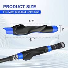 Grip Trainer, Grip Trainer Clubs - Right Hand Training Aid With Design, Corrects Grip Posture And Improves Swing Accuracy - 藍色 - 查看 6