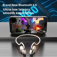 سماعات أذن رياضية بتقنية البلوتوث نوع Monster W22 بتصميم عنق الرقبة، مقاومة للماء والعرق بمعيار IPX7، بطارية طويلة الأمد، إصدار بلوتوث 6.0 جديد، عبوة صينية