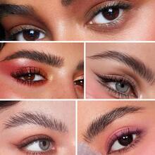 YOUNG VISION 1 pieza/2 piezas/3 piezas Gel de cejas, gel transparente resistente al agua y de larga duración para dar forma a las cejas con cabezal de cepillo grande, esencial de maquillaje diario, apto para Halloween, Navidad y festivales