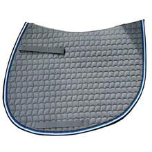 TGW RIDING Professional Equestrian Saddle Pad, Soft Saddle Pad With Soft Fabric Surface And Comfortable Foam Filling, Compact And Durable Quilted Padding Inside, With Triple Adjustable Girth Straps, Best For Daily Training And Competition Use