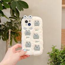 Ốp lưng điện thoại hình ếch 3D dễ thương tương thích với iPhone 16 Pro Max/16 Pro/16, 15 Pro Max/15 Pro/15, 14 Pro Max/14 Pro/14, New 13 Pro Max, Thoải mái và ấm áp, Tối giản, Thiết kế hoạt hình dành cho nữ - Nhiều màu - Xem 2