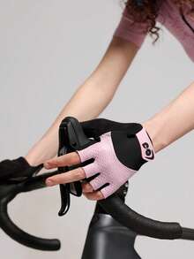 Sports Cycling Bike Gloves - Padded Half Finger Bicycle Gloves With Shock-Absorbing, Anti-Slip, Breathable MTB & Road Biking For Men Women