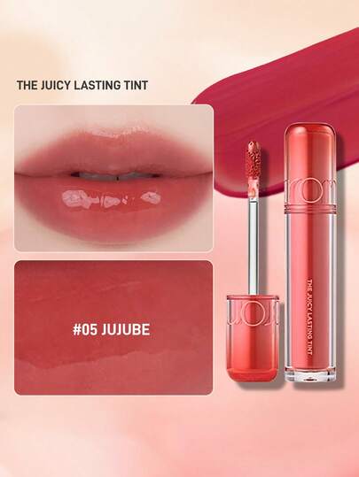 Rom&nd Romand THE JUICY LASTING TINT Lip Gloss, Moisturizing, Nourishing, Solid Color, 3.5g/0.12oz