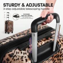 20inch 24inch 28inch Expandable Luggage PC+ABS Hardshell Suicase With TSA LOCK & Spinner Wheels,Carry On Travel Luggage For Men Women,24"/28" Single Checked Suitcase - 豹 - 查看 3