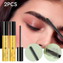 YOUNG VISION 1 pieza/2 piezas/3 piezas Gel de cejas, gel transparente resistente al agua y de larga duración para dar forma a las cejas con cabezal de cepillo grande, esencial de maquillaje diario, apto para Halloween, Navidad y festivales