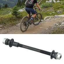 1 pieza 150/180mm Eje de rueda delantera y trasera de bicicleta MTB, eje de metal sólido, palanca de cambio, accesorios de repuesto para ciclismo - Eje trasero - Ver 6