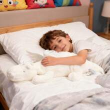 Weighted Dragon Stuffed Animal 35.4" , Medium White Weighted Plush Dragon Toy For Kids And Adults Gifts - 白色 - 查看 5