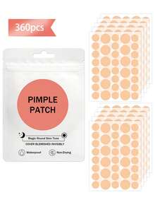 1440 قطعة من بقع علاج الحبوب والبثور، لتغطية الحبوب والبقع على الوجه والبشرة، ملصقات بقع/بقع حبوب غير مرئية طارئة/بقع حبوب غير مرئية، منتج رعاية بشرة فعال وملائم، مناسب لعيد الميلاد والشتاء والوردي والتخرج والأعياد والصيف وغيرها من المناسبات. المواصفات: 1080/720/360/180/72/36 قطعة