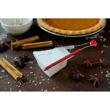 Dreamfarm Levups - Juego de tazas medidoras autonivelantes para cocina y horno, 4 unidades, color rojo - rojo - Ver 2