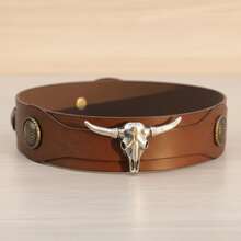 Toquilla Cintilla Adorno Banda Para Sombreros Vaqueros Taurina Hombre Mujer - Marrón Chocolate - Ver 4