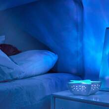 Starfish Ripple Atmosphere Light, Northern Lights Projection Night Light, Stepless Dimming, Starry Sky Projection, Wave Projection, 7-Color Dynamic Ripple Effect, USB Rechargeable, Bedroom Decor, Birthday, Christmas Gift - Starfish Atmosphere Lamp - 查看 8