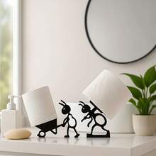 2-Pack Simple Practical Tissue Holder - Cute Modern Ant Shape, Lively Animal Design.This Elegant Toilet Paper Holder Adds Humor And Style To Bathroom Space, Suitable Home Decoration, Office Restroom Or Any Washing Area.Choice Family Bathroom - 2 - Xem 6
